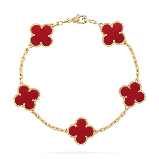 Clover Bracelet - Red