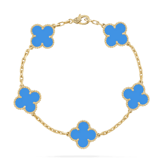 Clover bracelet | Light Blue