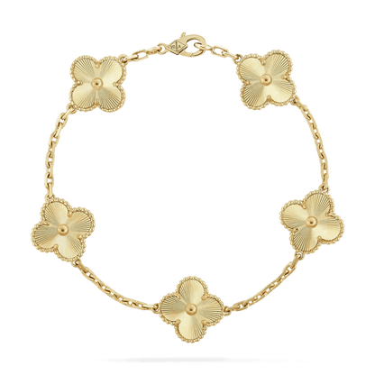 Clover| White Bracelet