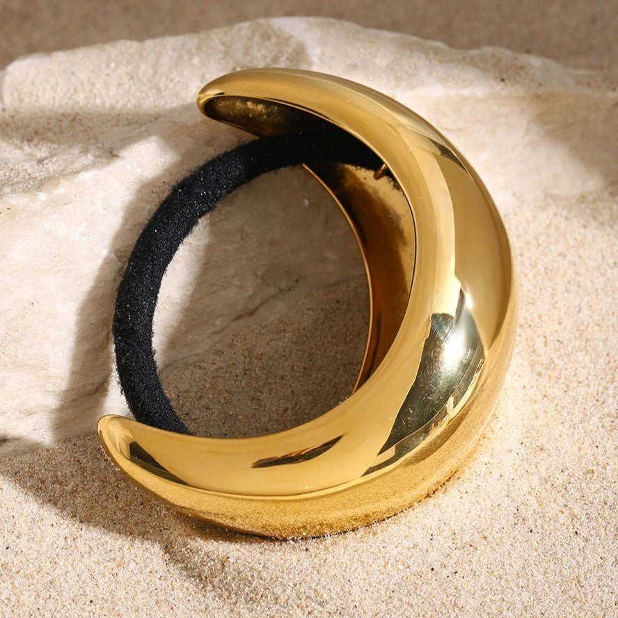 Gold Dome Pony Cuff