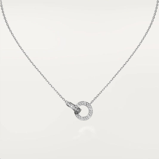 Necklace AVA ALINE | Diamond Silver