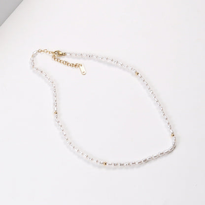 Aloha Pearl and Gold Choker