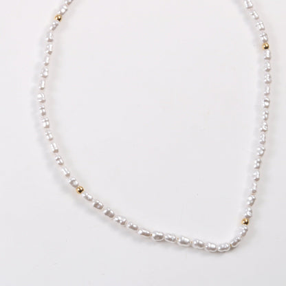 Aloha Pearl and Gold Choker