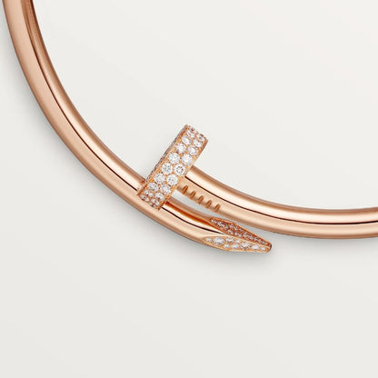 ASH EMILIA Necklace - Rose Gold with Diamonds (Large)