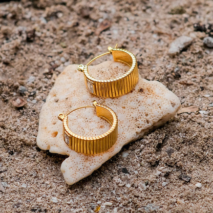 Carole Gold Hoop Earrings