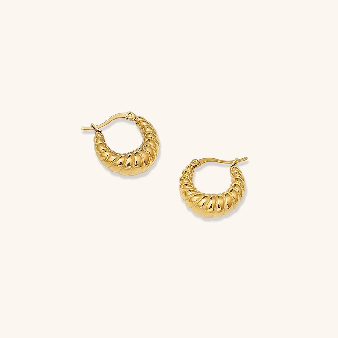 Croissant Hoop Earrings