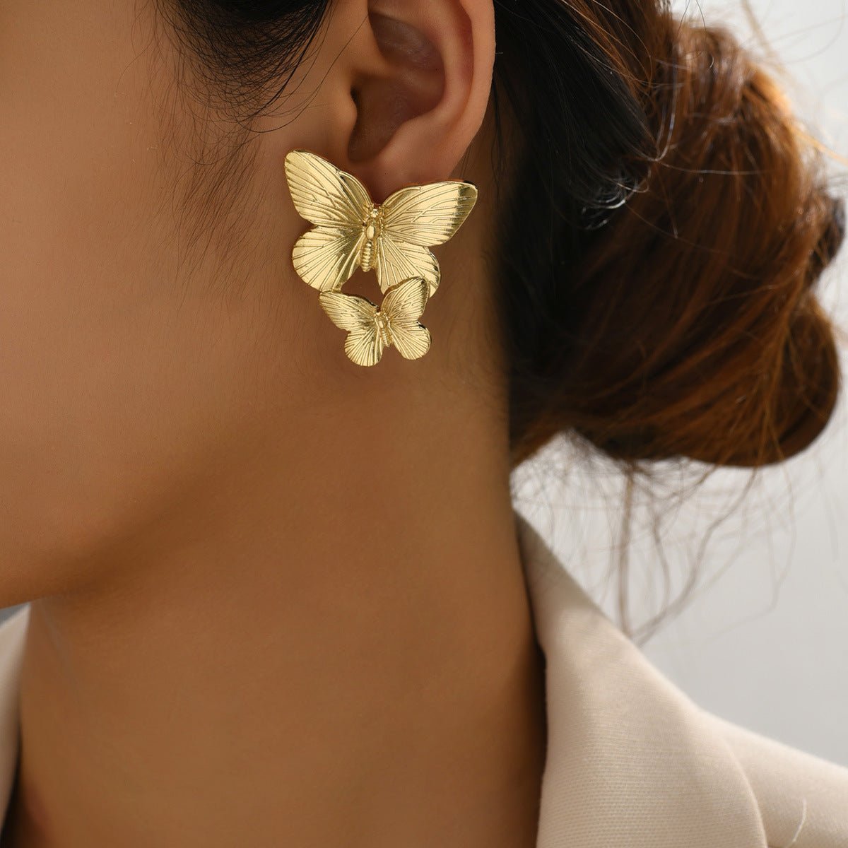 Butterfly Earrings | Gold