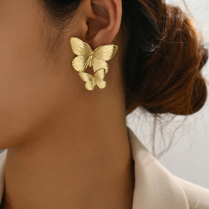 Butterfly Earrings | Gold