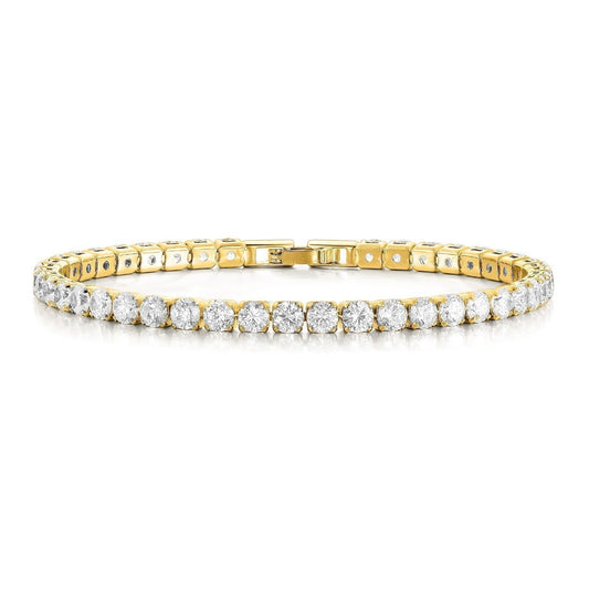 BRACCIALE TENNIS ORO