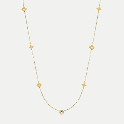 CARRIE Clover Necklace | Gold