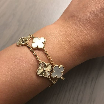 Clover Bracelet - Pink