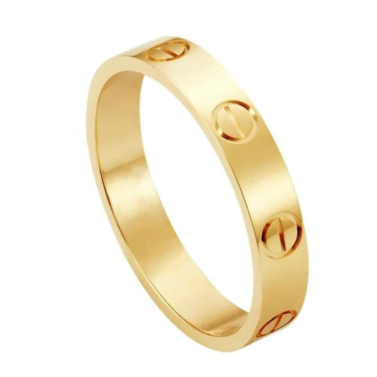 AMOR FLORAL BEAUTY RING GOLD