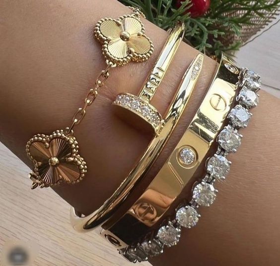 Clover bracelet - Gold