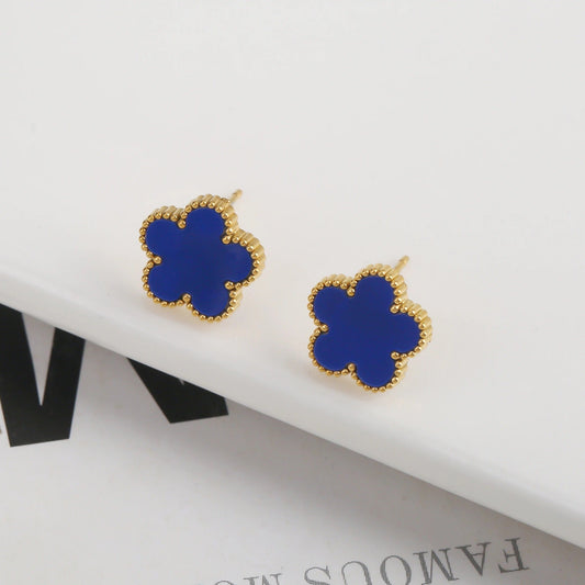 CLOVER| Blue Earrings