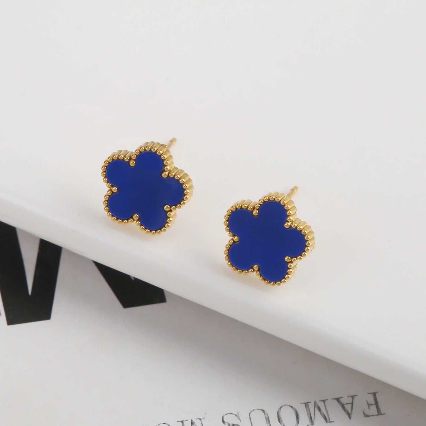 CLOVER | Red Earrings