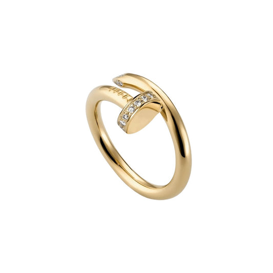 DELUXE GOLD NAIL RING