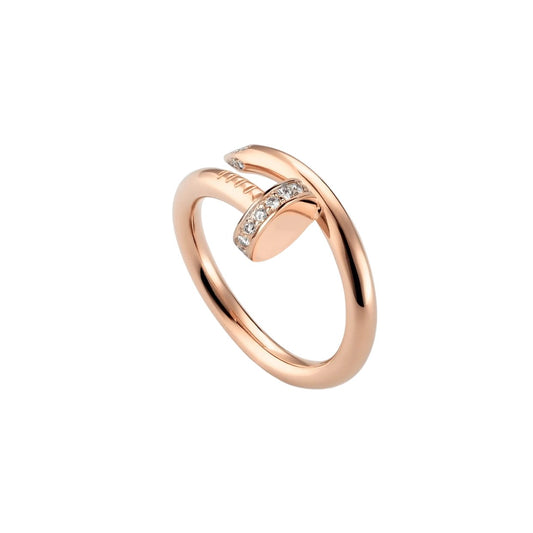 DELUXE ROSE GOLD NAIL RING